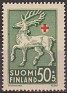 Finland - 1941 - Coat Of Arms - 50 + 5 MK - Green - Finlandia, Red Cross - Scott B49 - Red Cross Coats of Arms Anvenanmaa Aland - 0